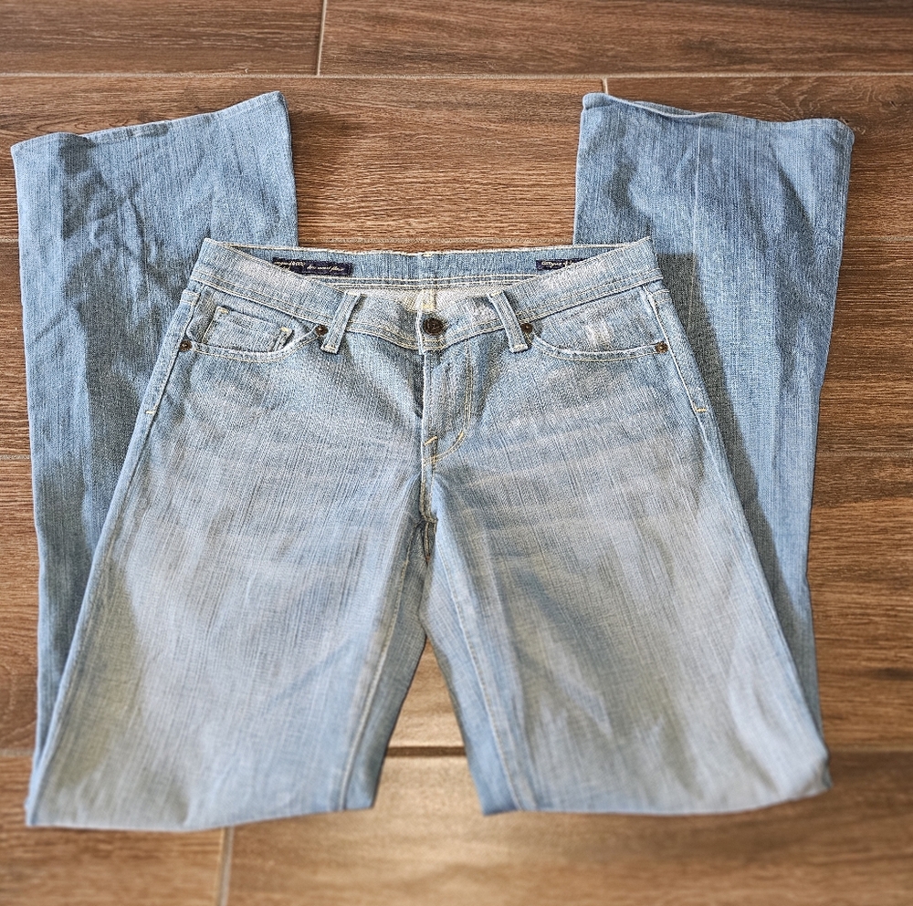 CITIZENS OF HUMANITY JEANS INGRID #002 STRETCH LOW WAIST FLAIR SZ 28